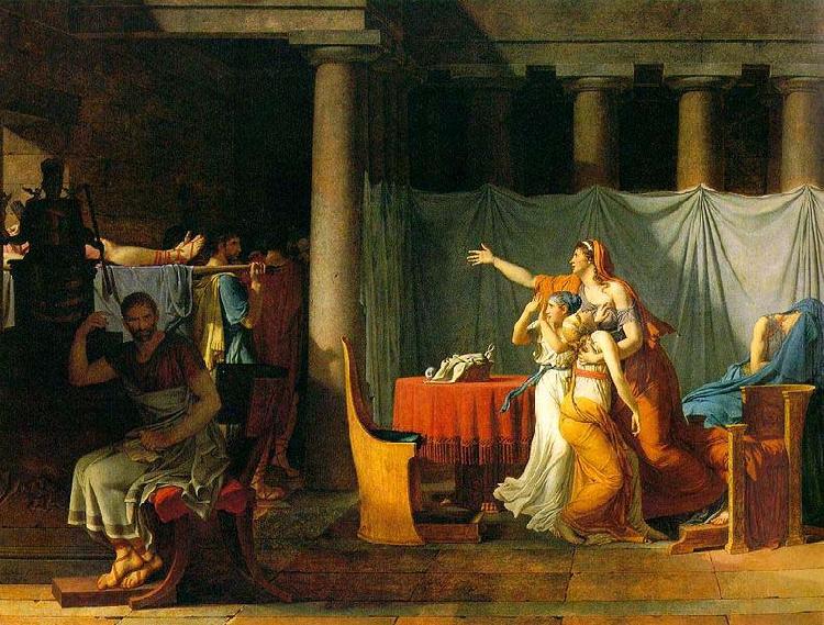 Jacques-Louis David The Lictors Bring to Brutus the Bodies of His Sons China oil painting art